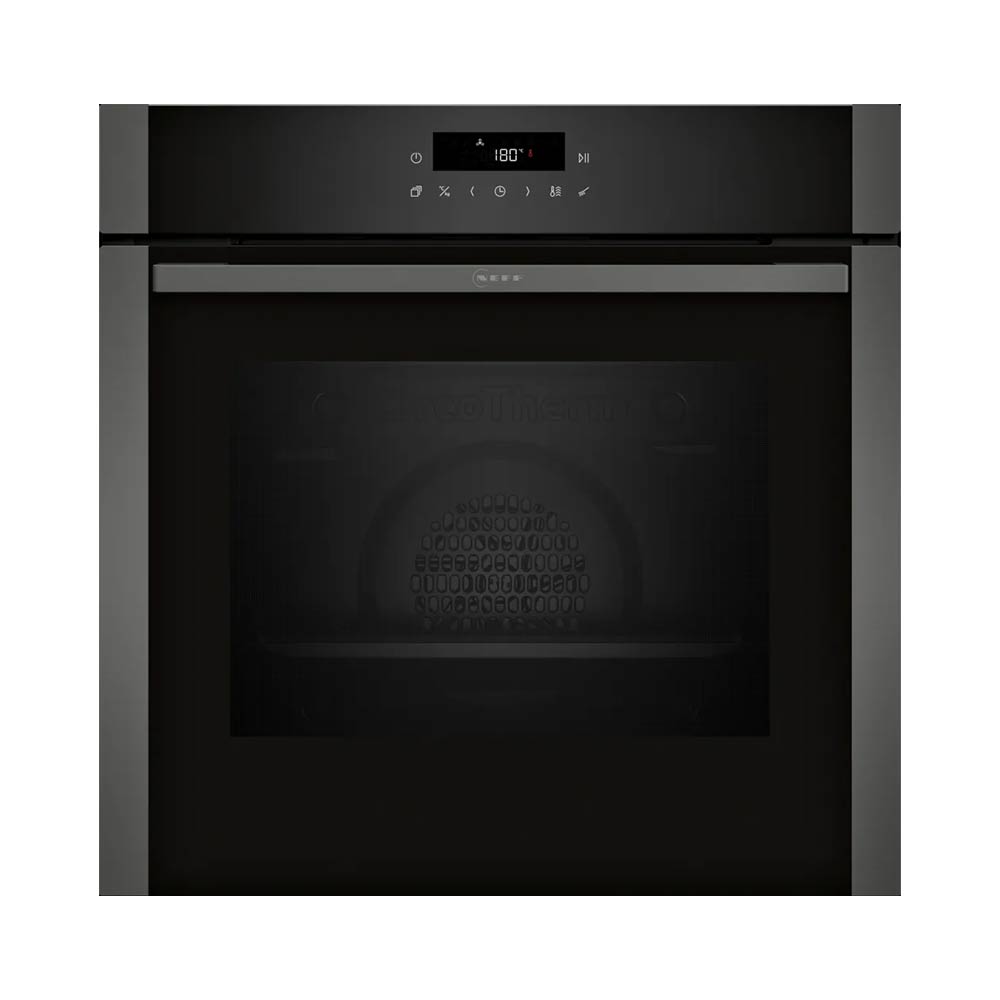 NEFF BUILT-IN OVEN 71L PYROLYTIC GRAPHITE GREY