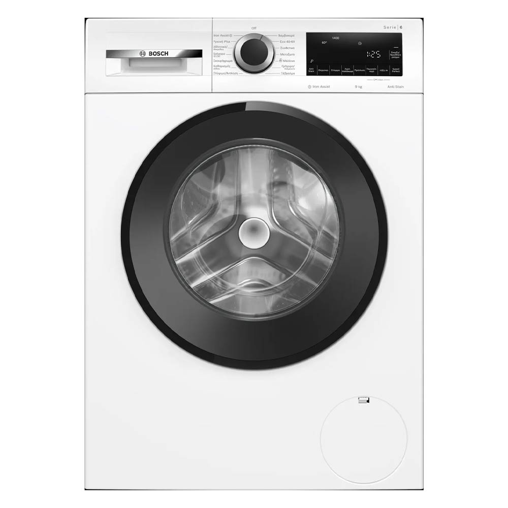 BOSCH WASHING MACHINE 9KG WHITE SERIES 6