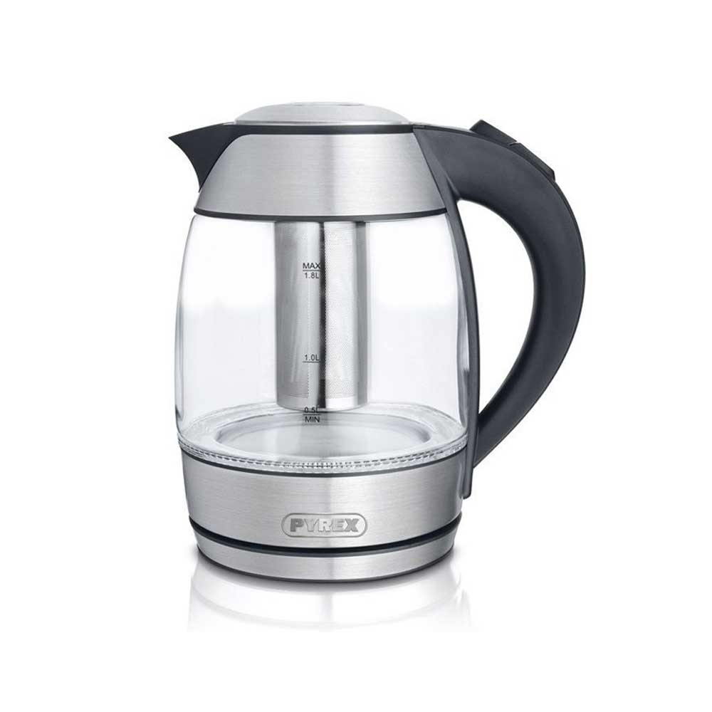 PYREX ELECTRIC KETTLE WITH TEA ACCESSORY