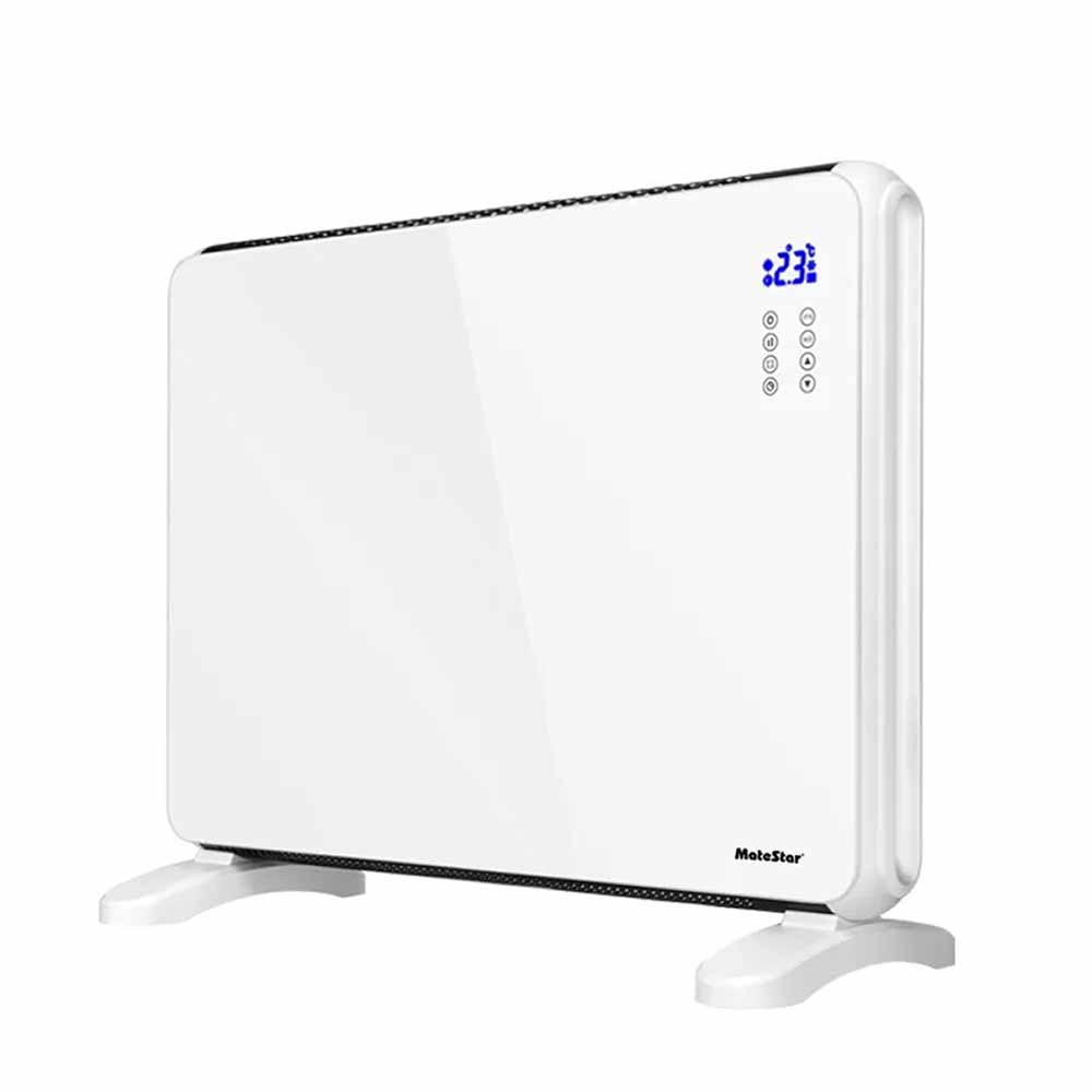 MATESTAR GLASS PANEL HEATER W/R 2000W WHITE