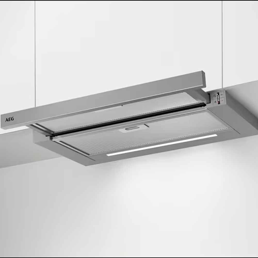 AEG SLIDING COOKER HOOD SILVER