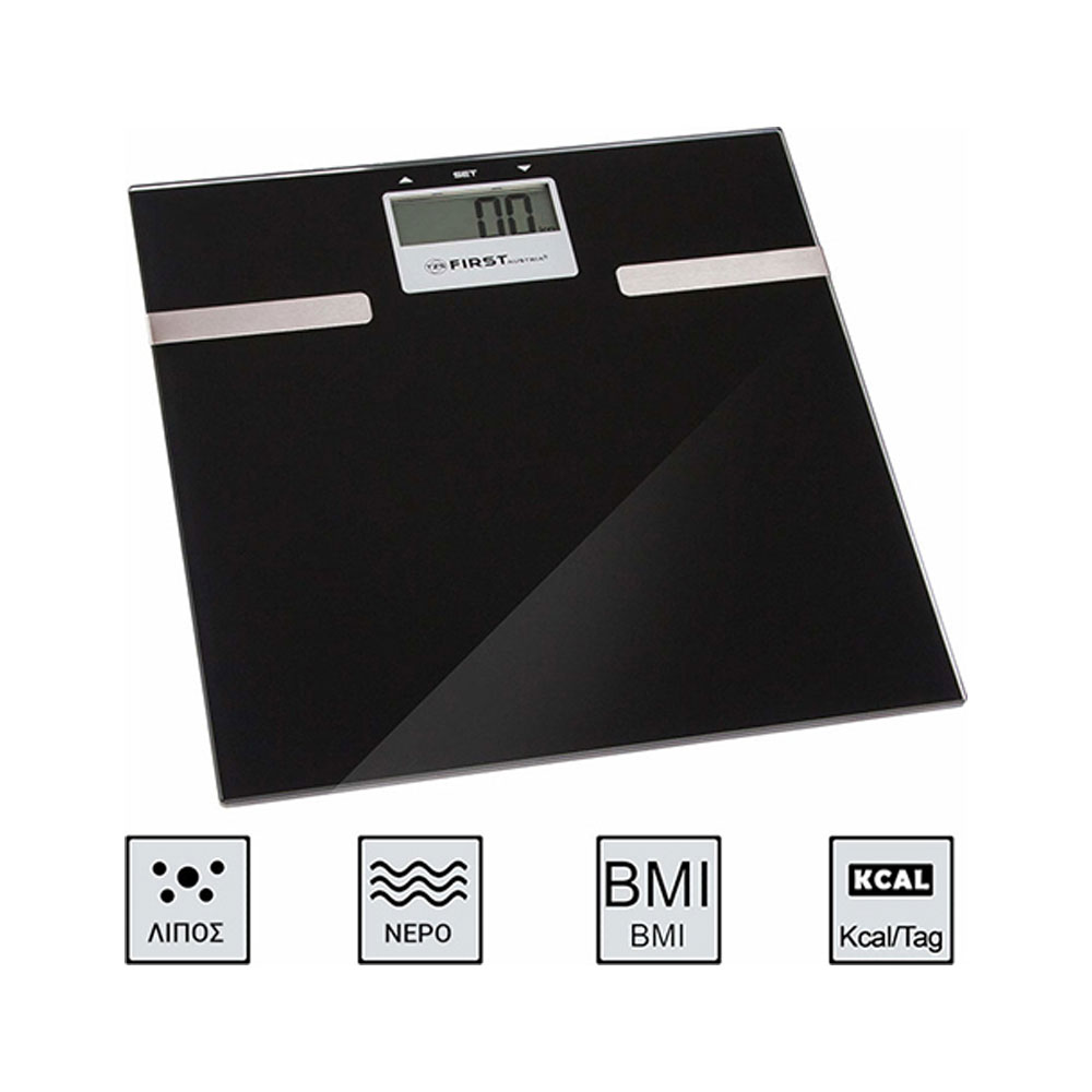 FIRST AUSTRIA DIGITAL BATHROOM SCALE BLACK