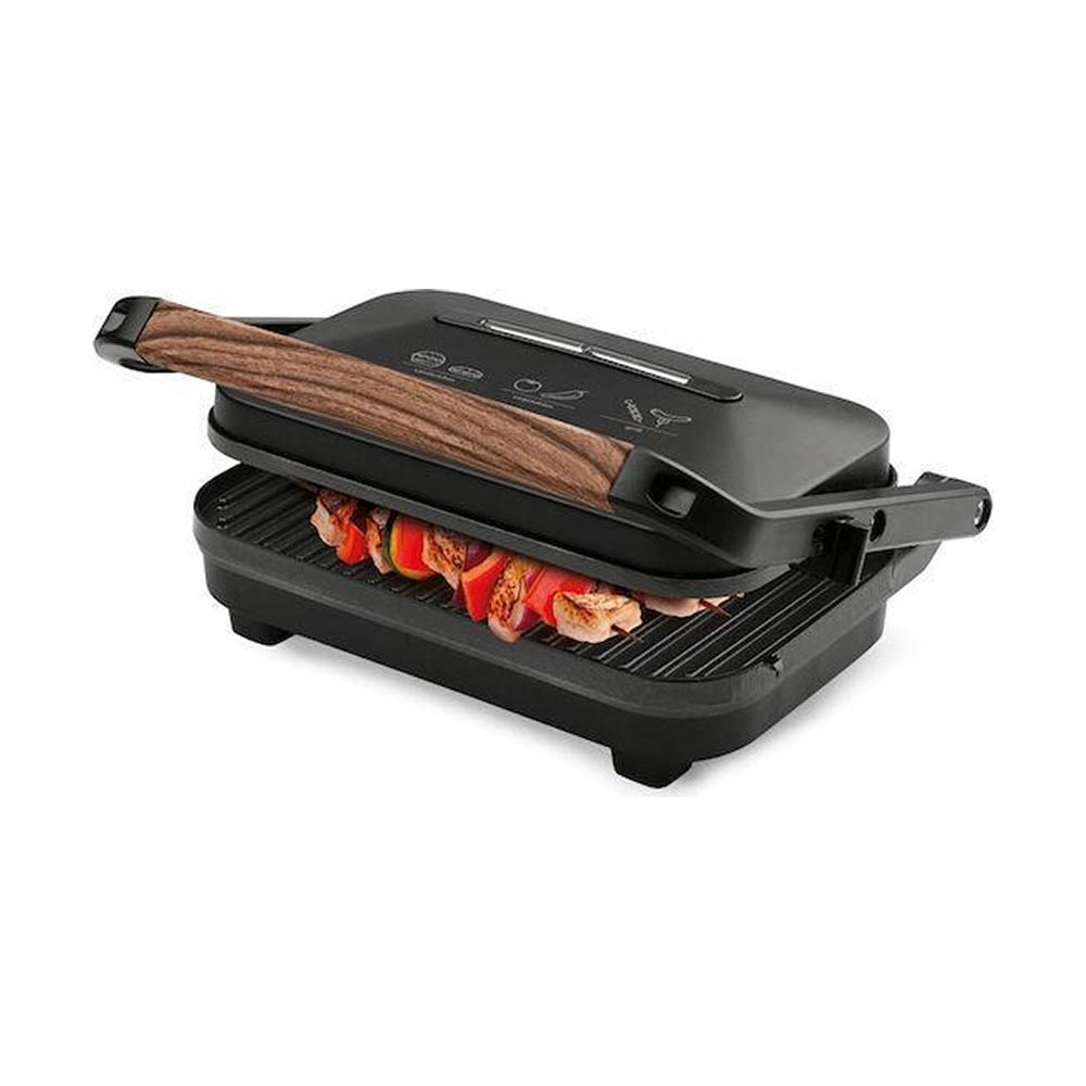 IZZY ELECTRIC GRILL PANINI WOODEN BLACK