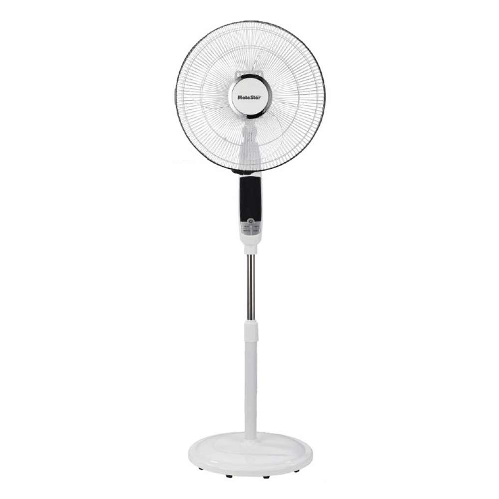 MATESTAR FLOOR FAN 16'' WITH RC WHITE