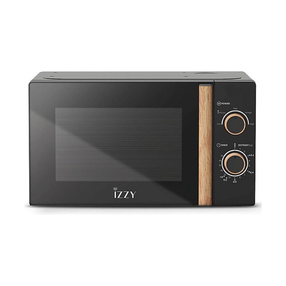 IZZY MICROWAVE OVEN WOODEN BLACK 20L