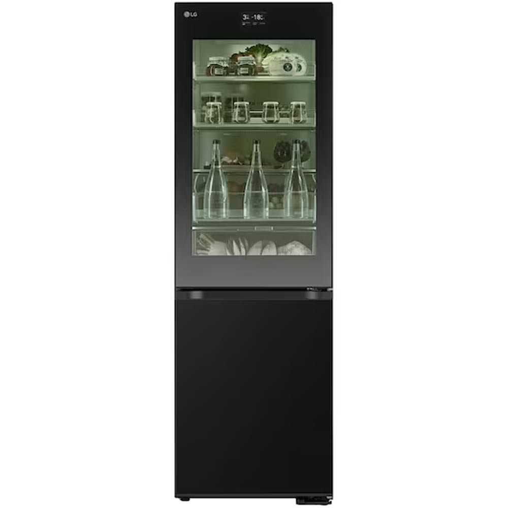 LG REFRIGERATOR COMBI INSTAVIEW ESSENCE BLACK STEEL