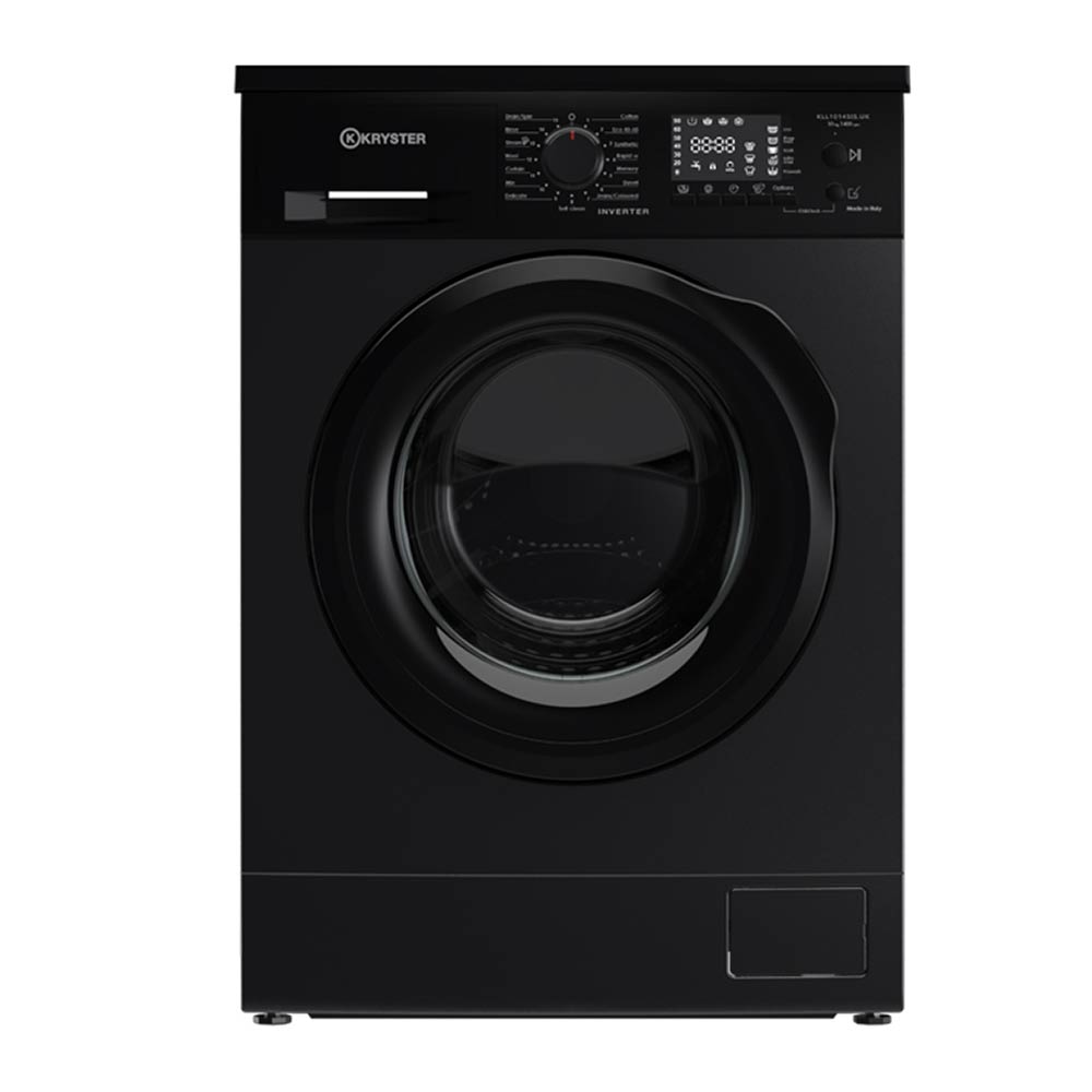 KRYSTER WASHING MACHINE 10KG DARK INOX
