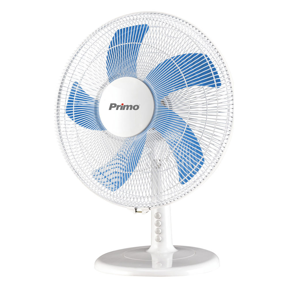 PRIMO DESK FAN 16'' 40CM WHITE