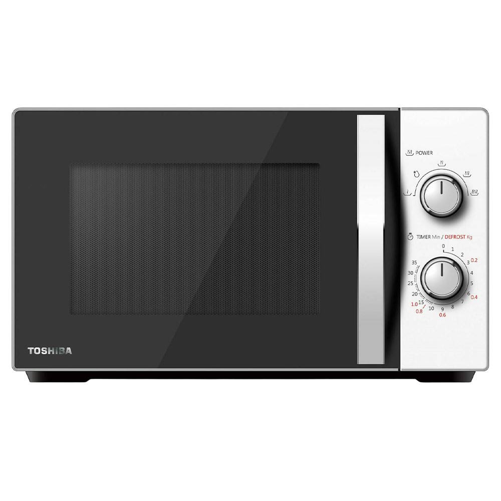 TOSHIBA FREE-STANDING MICROWAVE 20L WHITE