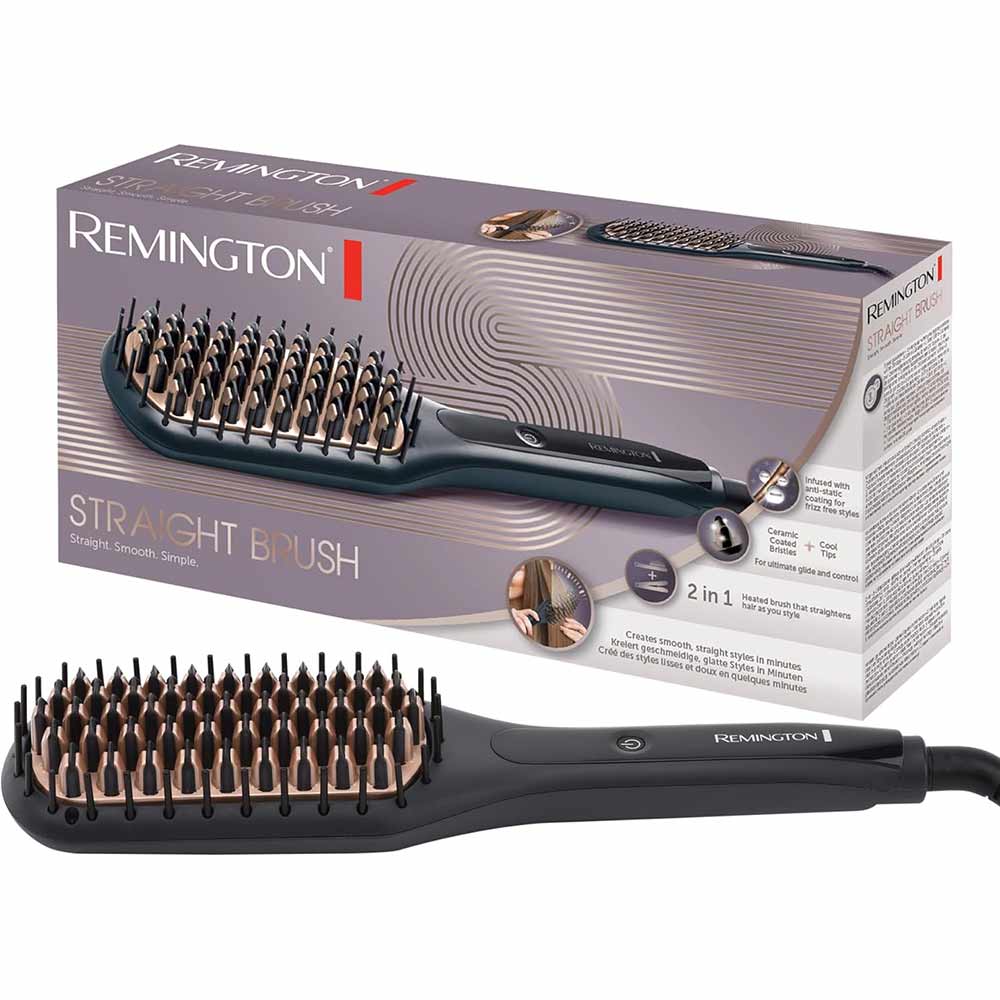 REMINGTON HAIR STRAIGHTENER BRUSH