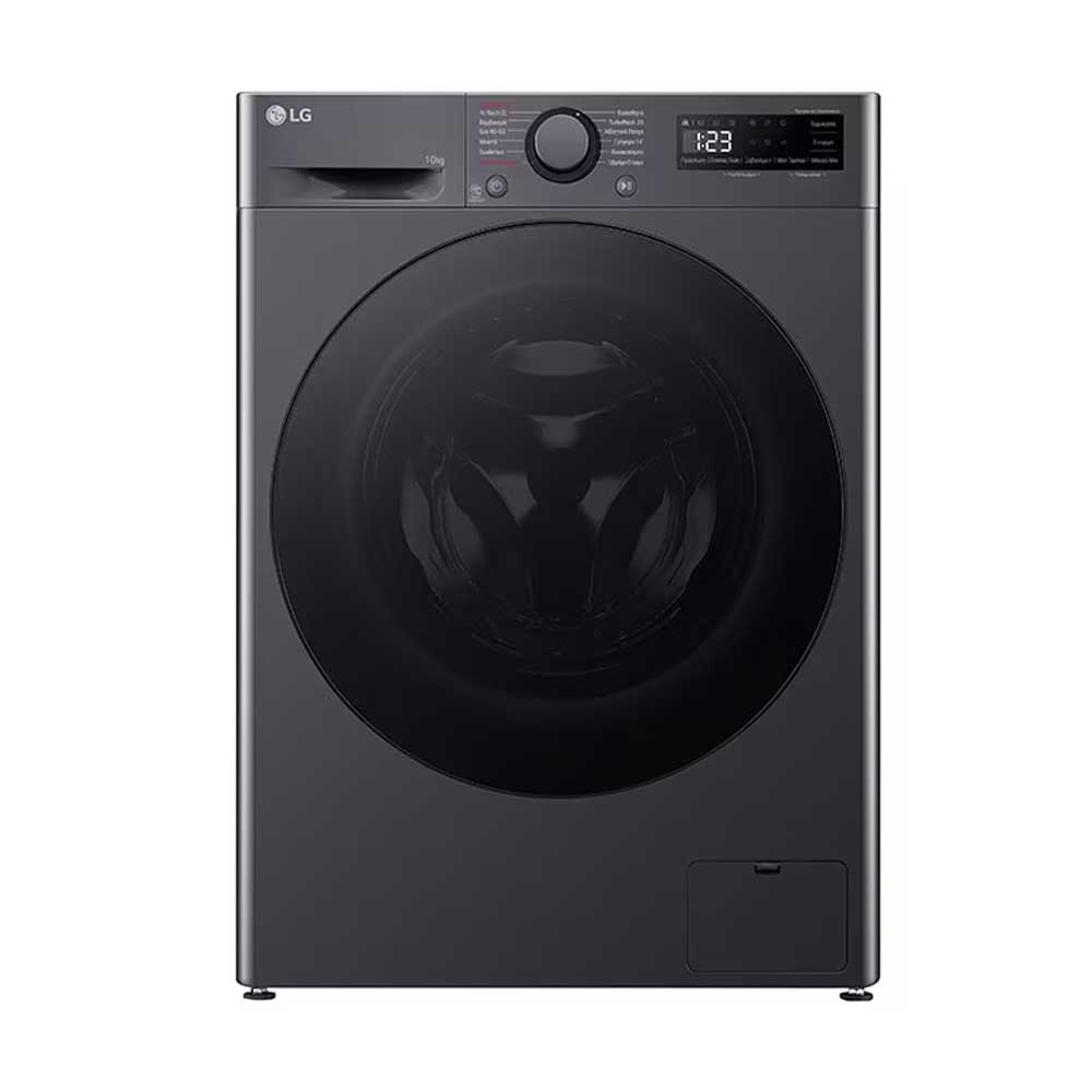 LG WASHING MACHINE STEAM 10KG GRAPHITE BLACK
