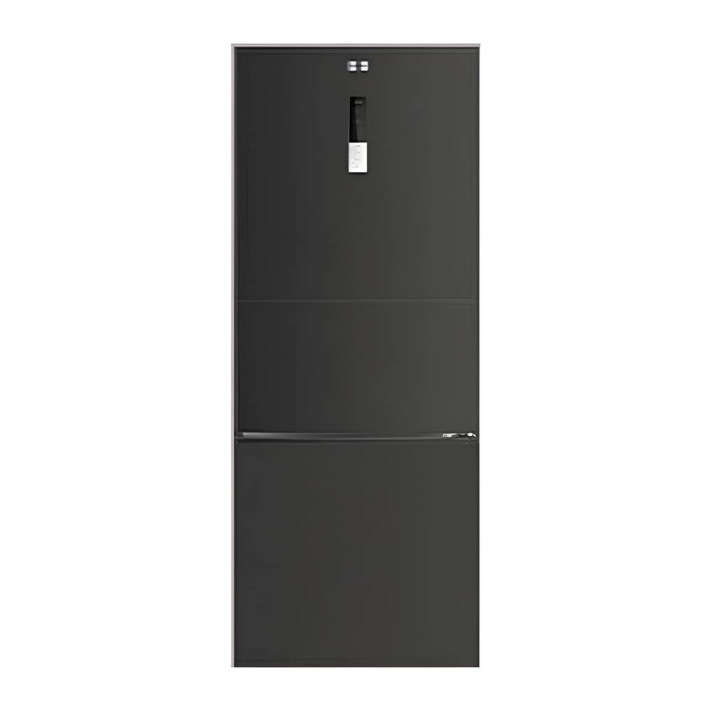 KRYSTER REFRIGERATOR COMBI 442L 185.5 x 70.3CM DARK INOX