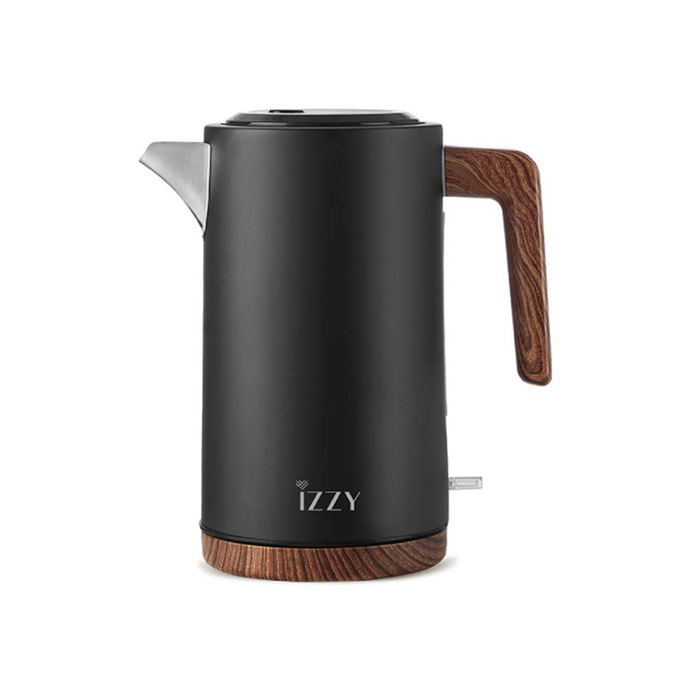 IZZY WOODEN KETTLE BLACK