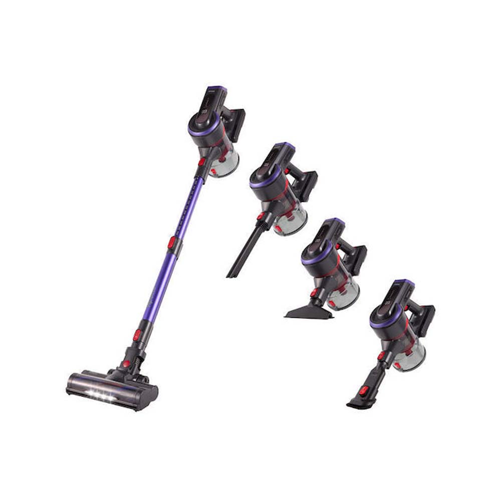 PRIMO APOLLO RECHARGEABLE VACUUM CLEANER PURPLE