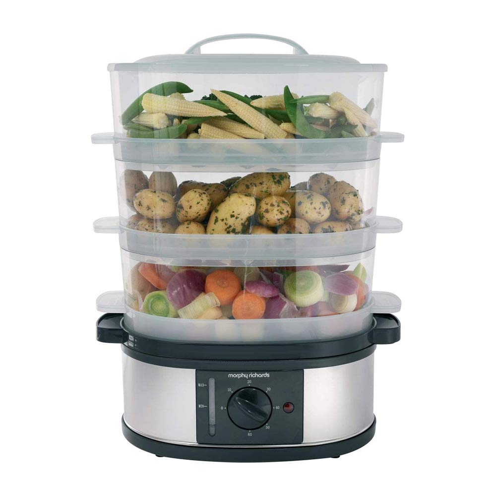 MORPHY RICHARDS 3 TIER FOOD STEAMER