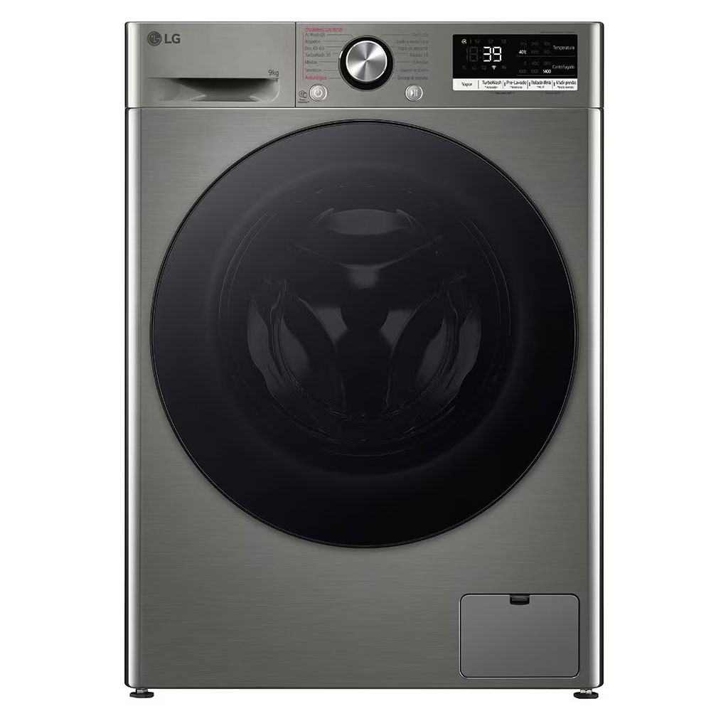 LG WASHING MACHINE 9KG SILVER